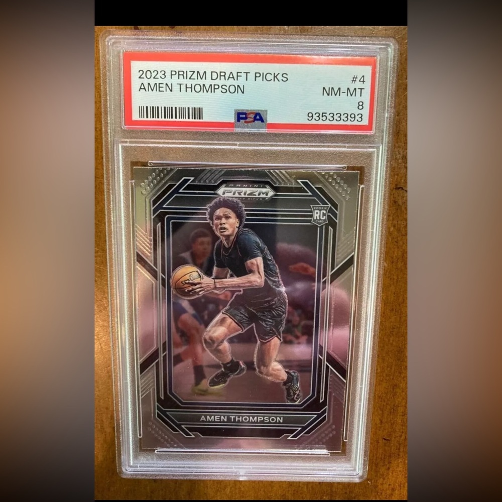Amen Thomson rookie PSA 8.5